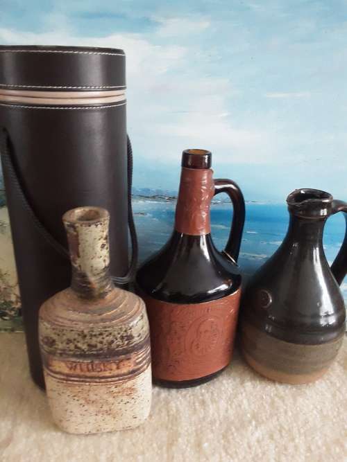 JOBLOT Bar items!! ~ Whisky jar {not containing liquor} from Denmark ~ All for 1 Bid!!