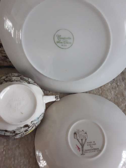 LOVELY!! vintage *TEA DUO* + sideplate ~ All 1 Bid!