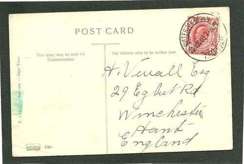 Used Postcard of Somerset East. Posted Waterval Boven
