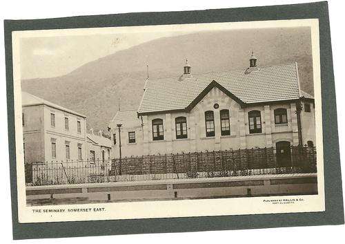 Used photographic card of the Seminary, Somerset East.