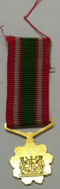 BOPHUTHATSWANA POLICE MEDAL FOR TEN YEAR FAITHFUL SERVICE  Mess dress