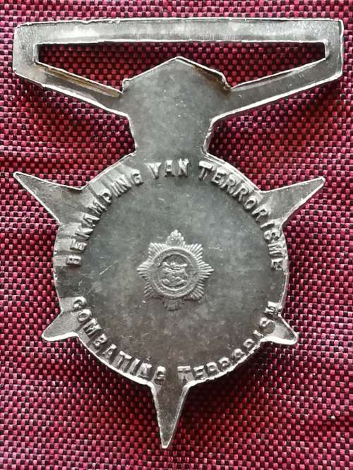Police medal for combating terrorism (1974) Mess Dress