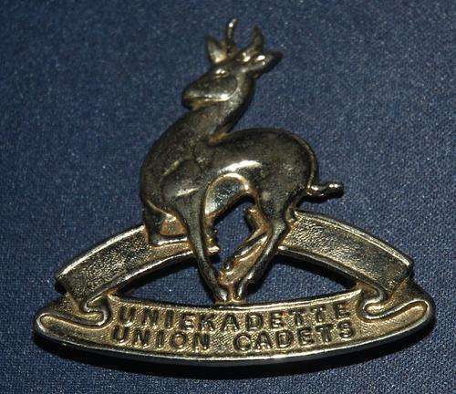 SA Army - Post WWII era Cadet Cap Badge