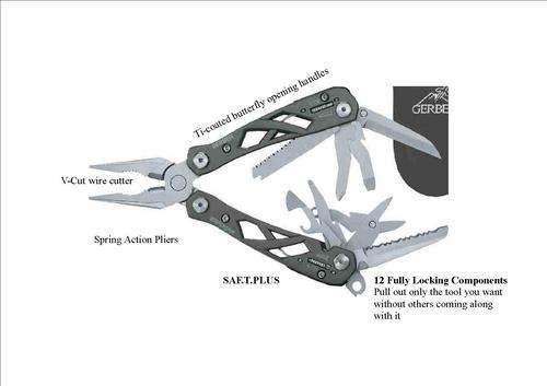 GERBER SUSPENSION MULTITOOL WITH BELT POUCH IN GIFT TIN