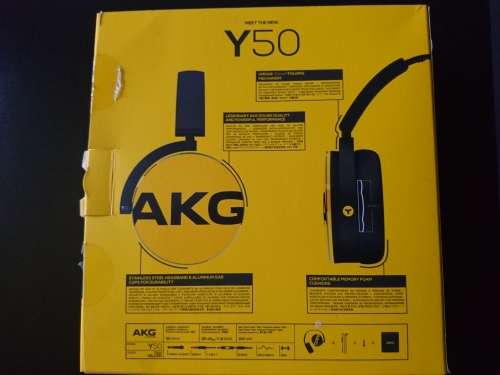 AKG Y50 headphones in original box
