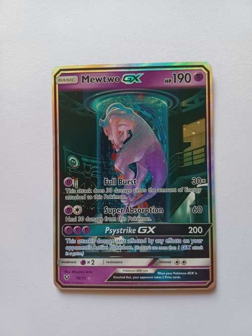 Pokémon Card Mewtwo GX - Shining Legends 78/73 (Secret Rare)