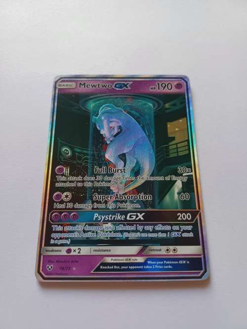 Pokémon Card Mewtwo GX - Shining Legends 78/73 (Secret Rare)
