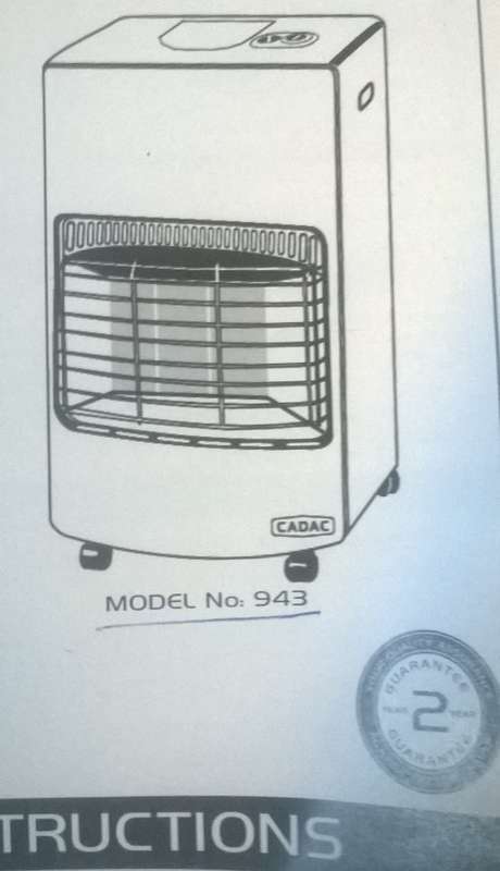 CADAC HEATER. MODEL 943. Roll Around Heater. Brand new!