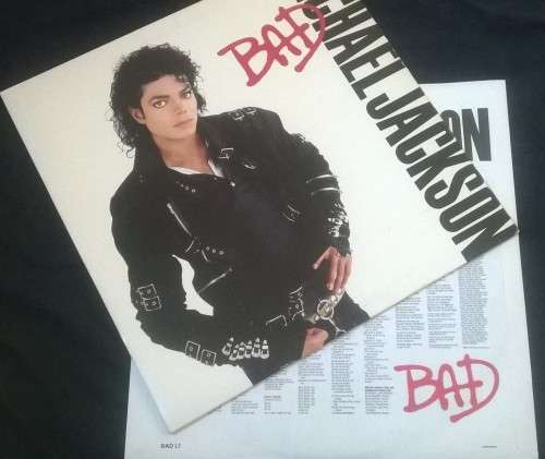 MICHAEL JACKSON, BAD, 12` Vinyl LP Record. Mint condition. RARE!