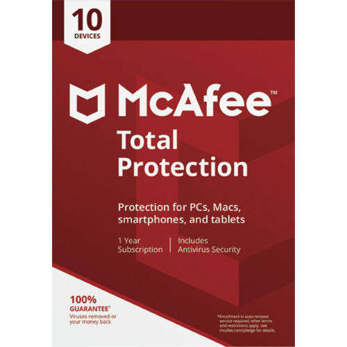 McAfee Total Protection 1 Device 1 Year Multidevice Key South Africa-Global