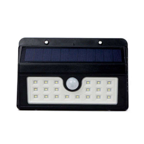 Black 20LED Solar Powerd Motion Sensor Light Outdoor Wall/Garden Outside Lamp