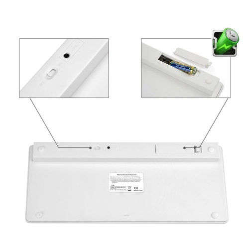Ultra-Slim Wireless Keyboard Bluetooth 3.0 Keyboard For Tablet Phone PC Computer