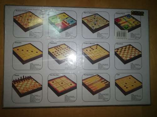 12 in 1 WOODEN CHESS SET