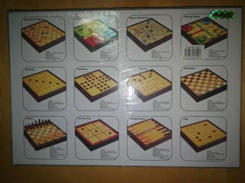 12 in 1 WOODEN CHESS SET