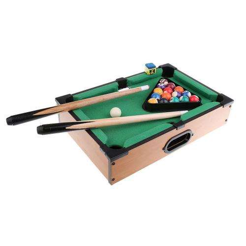 Mini Tabletop Pool Table Desktop Billiards Play Sports Kids Toys Xmas Gift