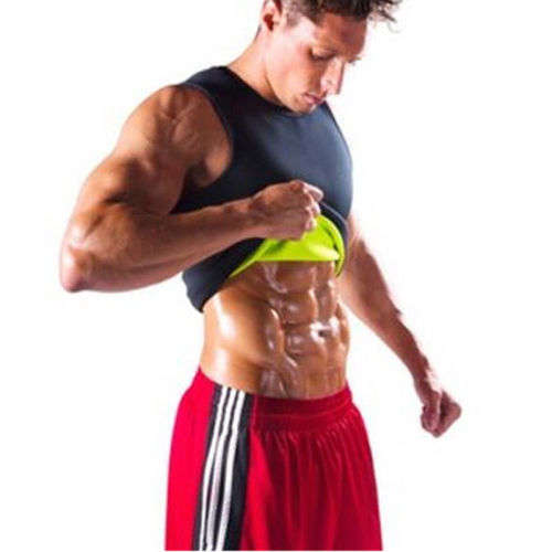 Mens Gym Sauna Sweat Suit Body Shaper Belly Tummy Trimmer Slimming Shirt Corset ( Only XL/XXL)