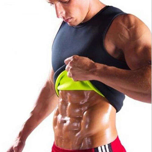 Mens Gym Sauna Sweat Suit Body Shaper Belly Tummy Trimmer Slimming Shirt Corset ( Only XL/XXL)
