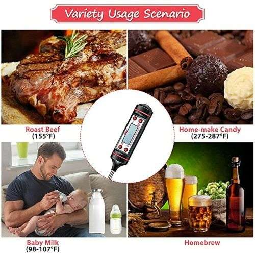 Kitchen Electronic Cooking Tools BBQ Meat Thermometer Digital Baking Tools HA
