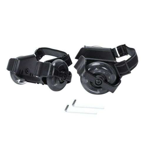 ONE PAIR (Unisex Flashing Roller Skating Shoes Small Whirlwind Pulley Flash Wheel U2M9