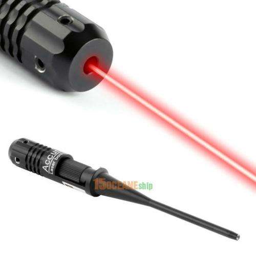 Red Laser Bore Sight Kit Boresighter for .22 to .50 Caliber Handgun Rifles Tool
