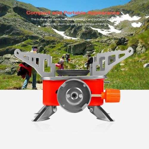 Portable Outdoor Stove Burner Card Type Campaign Butane Gas Stove For Picnics