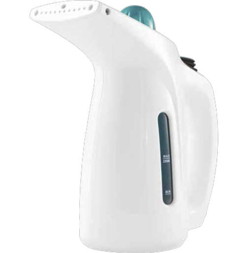 Mainstays 800W Compact Handheld Portable Laundry Garment Fabric Steamer White