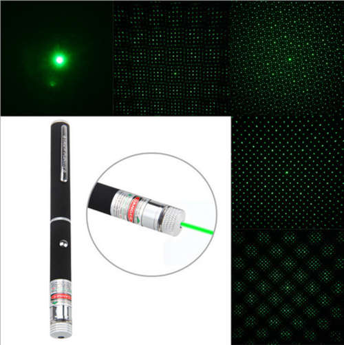 1 X Star Cap 532nm Pet Toy Ultra Bright Green Laser Pointer Portable 500Miles Pen