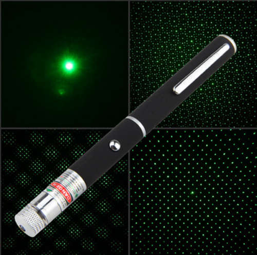 1 X Star Cap 532nm Pet Toy Ultra Bright Green Laser Pointer Portable 500Miles Pen