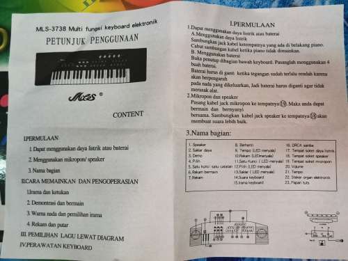 MILES 44 Key Children`s Electric Music Keyboard Piano for Beginners and Kids...