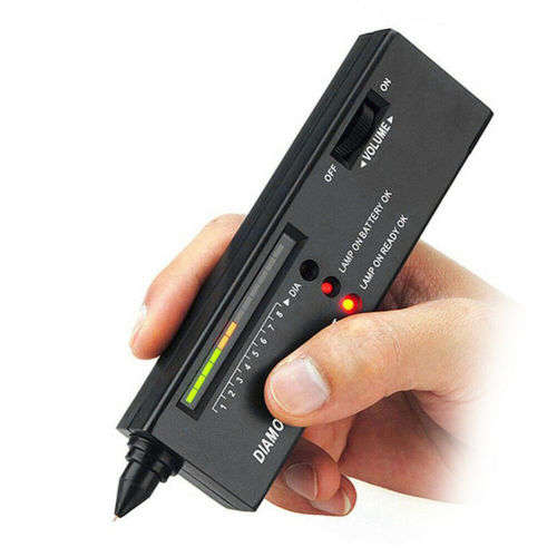 Portable Diamond Gem Tester Selector V2 with Case Gemstone Platform Jeweler Tool