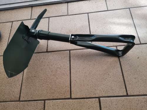 Compact Folding Shovel Emegency Portable Army Spade for Camping/Garden/Snow