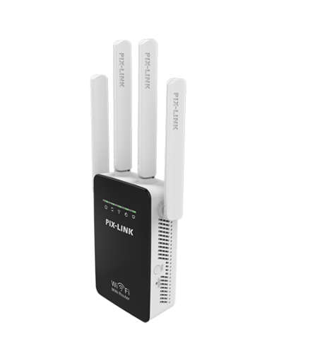 Pix-Link LV-WR09 300Mbps Wireless-N Wifi Signal Booster Repeater/Router/AP