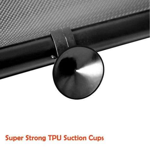 2-Pack Retractable Car Auto Side Window Baby Sun Shade Shield Cover RollVisor