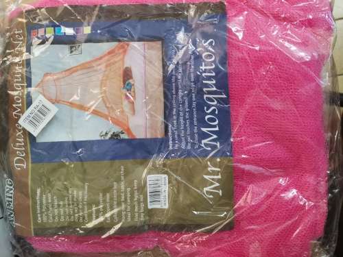 NEW IN PACK Trademark Home Collections Deluxe Mosquito Net ( BLUE, PINK and WHITE)