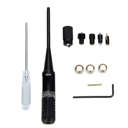 Hunting Red Dot Laser Bore Sight For Rifle Gun .22 to .50 Caliber Bore Sighter