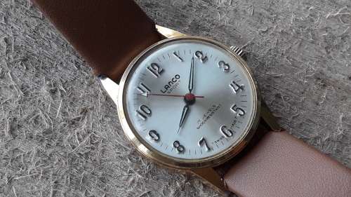 Vintage Men`s Swiss Watch - Lanco