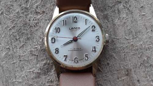 Vintage Men`s Swiss Watch - Lanco
