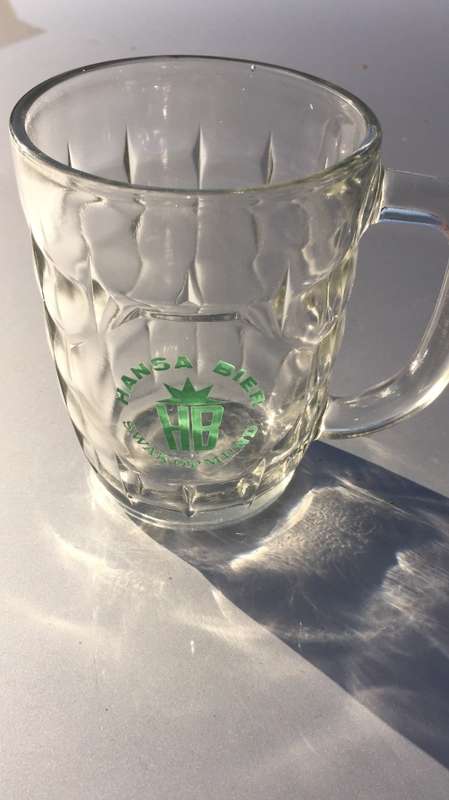 Vintage Beer Glass -  Hansa Bier - Swakopmund - Circa. 1970s
