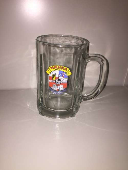 Vintage Glass Beer Mug - Hansa Bier Swakopmund - South West Africa - No Chips / No Cracks