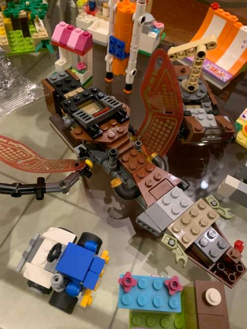 Lot Of Original Partially Built Lego Models