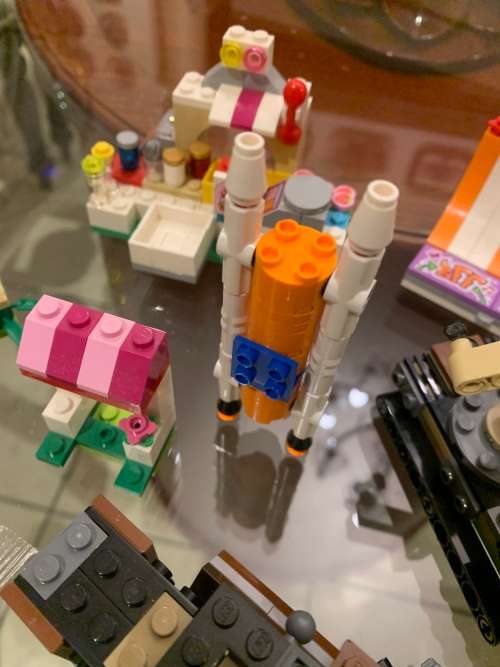 Lot Of Original Partially Built Lego Models