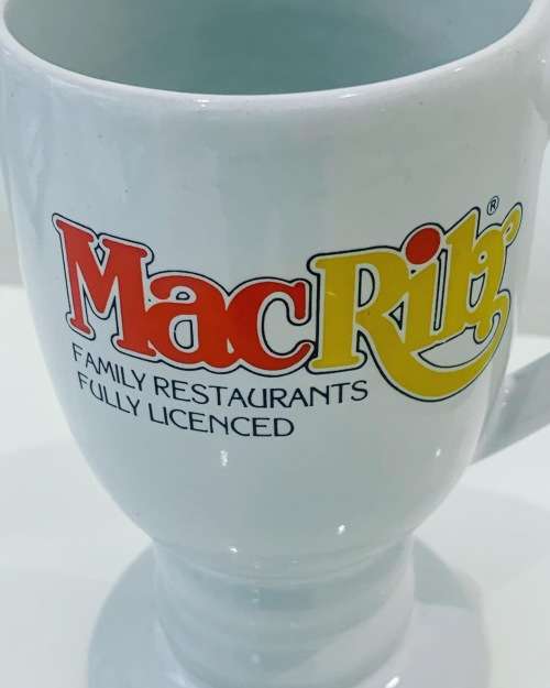 Large Ceramic Mug - Mac Rib - 90s Family Restaurant Nostalgia