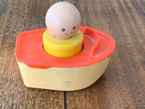 Original, Vintage Fisher Price Boat Set - 1974