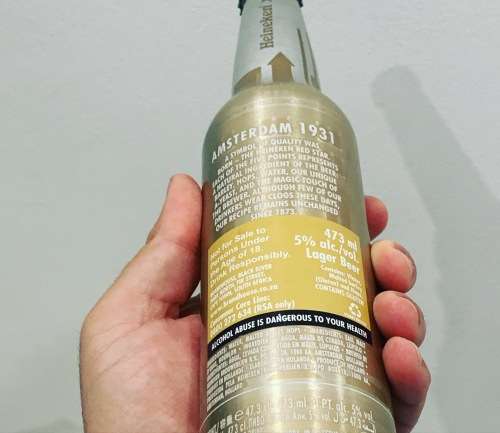 Collection - Limited Edition Heineken Aluminium Beer Bottles - Sealed