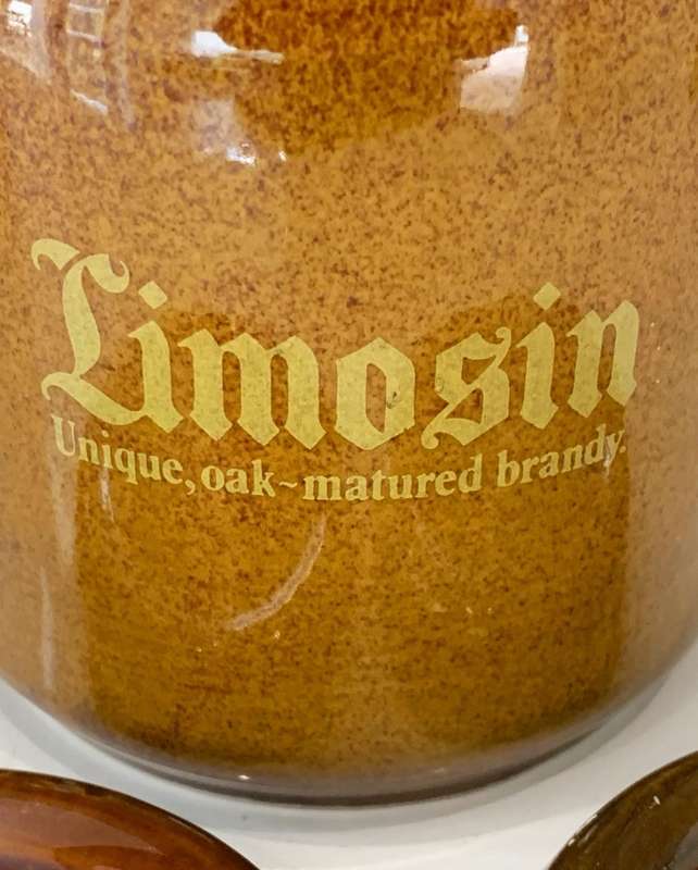 Vintage Drostdy Ceramic Decanter  Limosin  Unique, Oak Matured Brandy + 2 Ceramic Coasters
