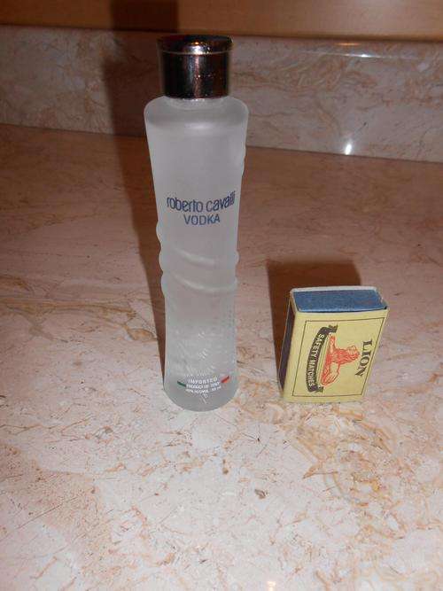 Collectable 50ml - Roberto Cavalli Vodka (Glass Frosted Bottle)