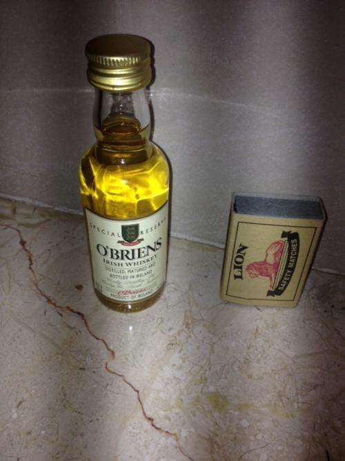 Miniature Glass Bottle 50ml - O'Brien's Irish Whiskey