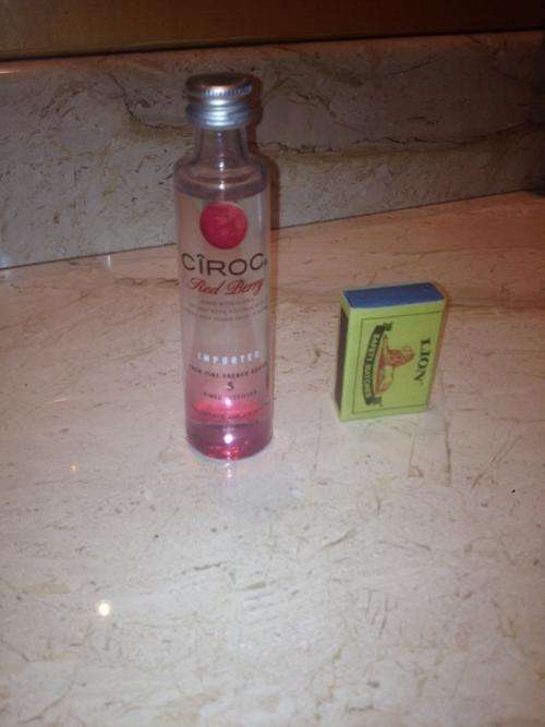 Collectable Miniature 50ml Bottle - Ciroc Vodka - Coconut - Glass/Sealed/Full