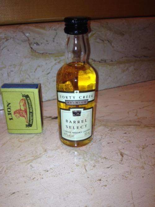 Collectable Glass Miniature Bottle - 50ml - Forty Creek - Premium Canadian Whisky