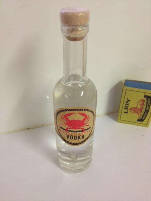 Collectable Miniature Bottle - The Bay Handcrafted Vodka - 50ml Glass